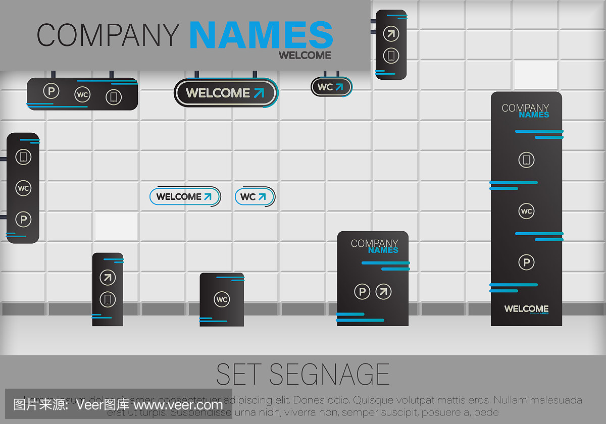 設置標志,標志。